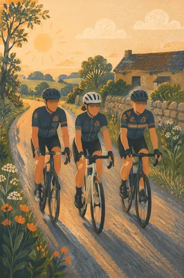 Countryside Road Cycling Group at Sunrise