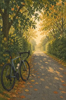 Countryside Road Bike Morning Wellness Ride