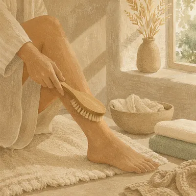 Calm Morning Dry Brushing Wellness Ritual