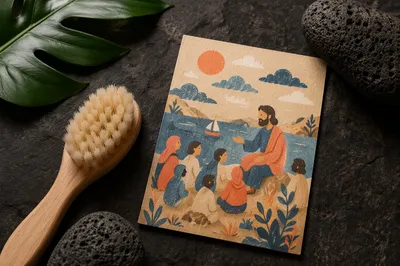 Natural Bristle Dry Brush Wellness Ritual