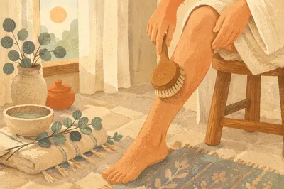 Calm Dry Brushing Wellness Ritual