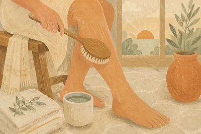 Calm Morning Dry Brushing Wellness Ritual