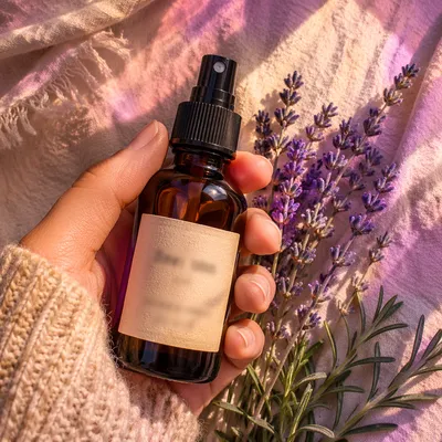 Lavender Essential Oil Mist Bottle