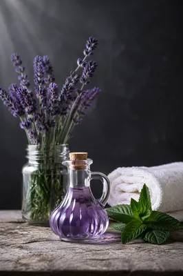 Lavender Essential Oil Spa Still Life