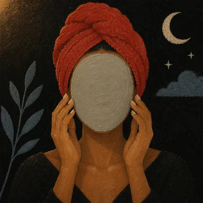 Evening Clay Mask Self Care Portrait