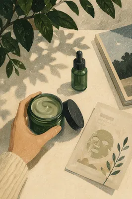 Evening Face Mask Self Care Ritual
