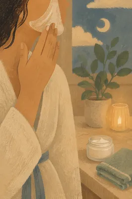 Evening Face Mask Self Care Ritual