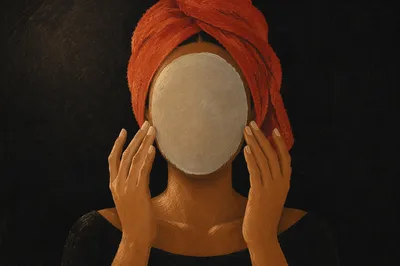 Evening Clay Mask Self Care Portrait