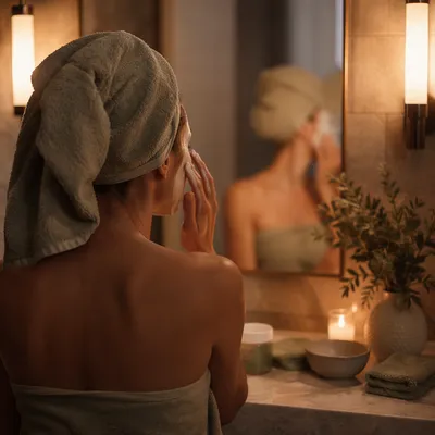 Evening Face Mask Self Care Ritual