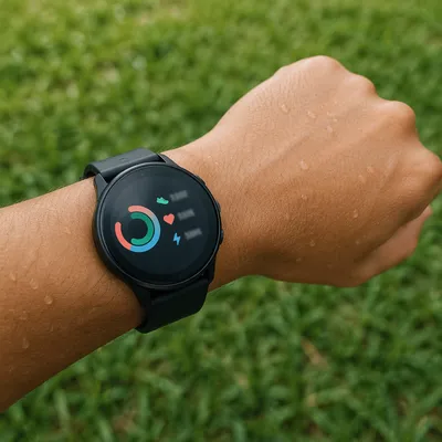 Fitness Smartwatch Tracking Outdoor Wellness Exercise