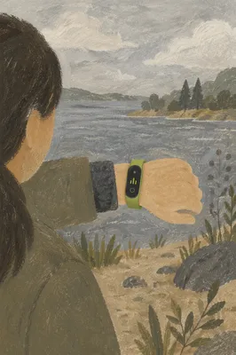 Fitness Tracker Check by Calm Waterfront