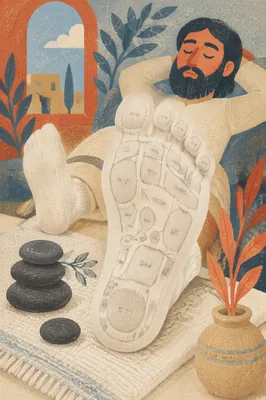 Foot Reflexology Sock with Massage Stones