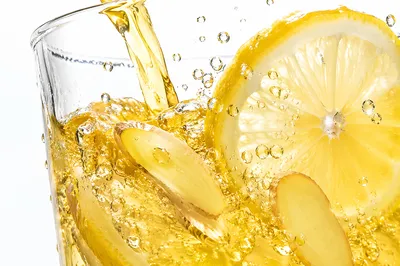 Fresh Turmeric Ginger Lemon Wellness Pour