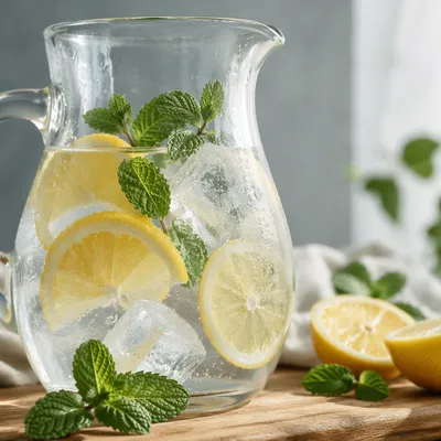Refreshing Citrus Infused Water Pitcher