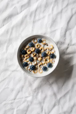 Healthy Breakfast Bowl with Fruits and Seeds