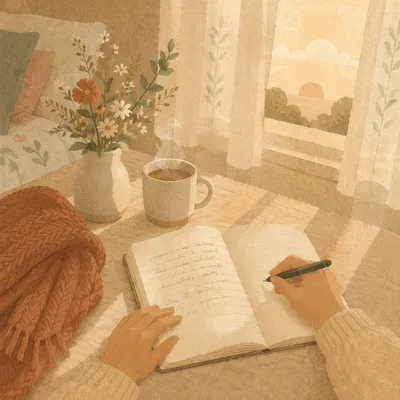 Quiet Morning Journaling for Mental Wellness
