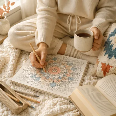 Mindful Mandala Coloring for Stress Relief