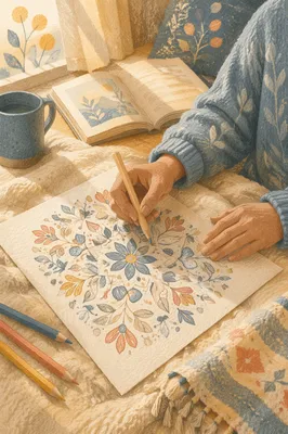 Mindful Coloring for Calm Stress Relief