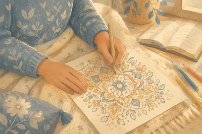Mindful Coloring for Calm Stress Relief