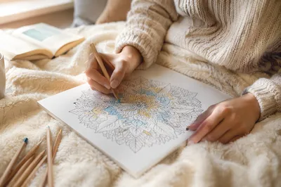 Mindfulness Coloring for Calm Stress Relief