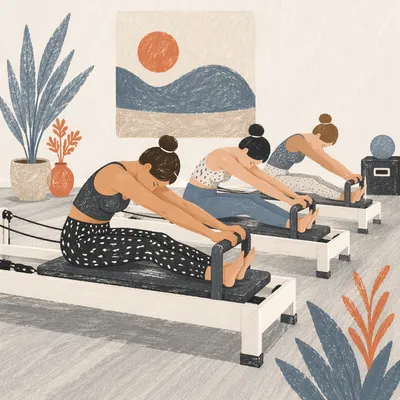 Bright Pilates Reformer Studio Workout