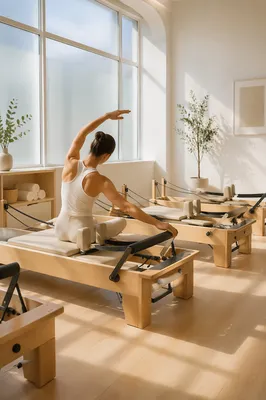 Bright Pilates Reformer Studio Morning Stretch