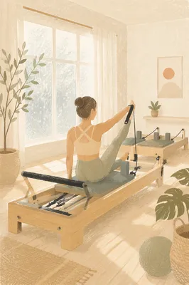 Bright Pilates Reformer Studio Morning Stretch