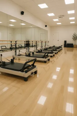 Bright Pilates Reformer Studio Interior
