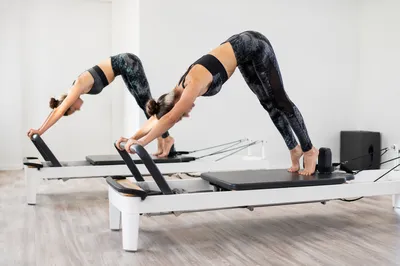 Bright Clean Pilates Reformer Studio Workout