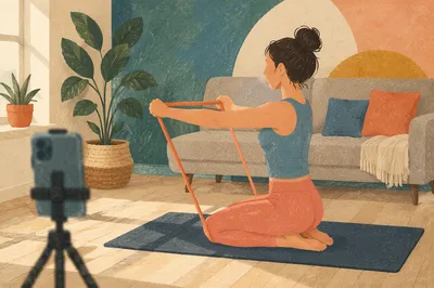 Home Resistance Band Wellness Workout