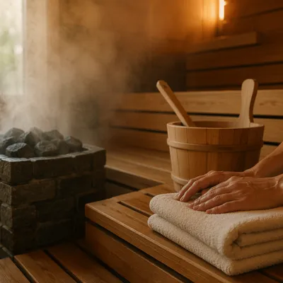Peaceful Cedar Sauna Steam Retreat