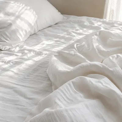 Peaceful White Bedding for Rest and Recovery