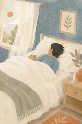 Peaceful Sleep and Recovery Bedroom Scene