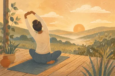 Sunrise Yoga Mat Morning Stretch