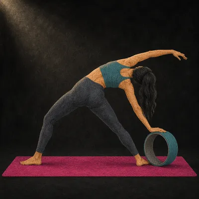 Deep Yoga Wheel Back Bend Pose
